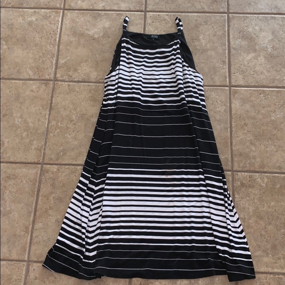 Stripped Swing Dress